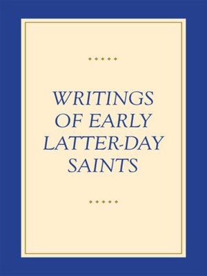 cover image of Writings of Early Latter-day Saints